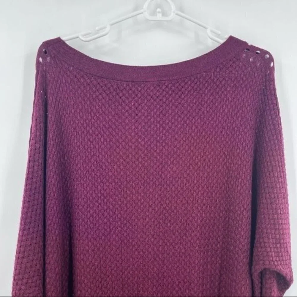 Lane Bryant purple long sleeve cardigan blouse top size 22/24